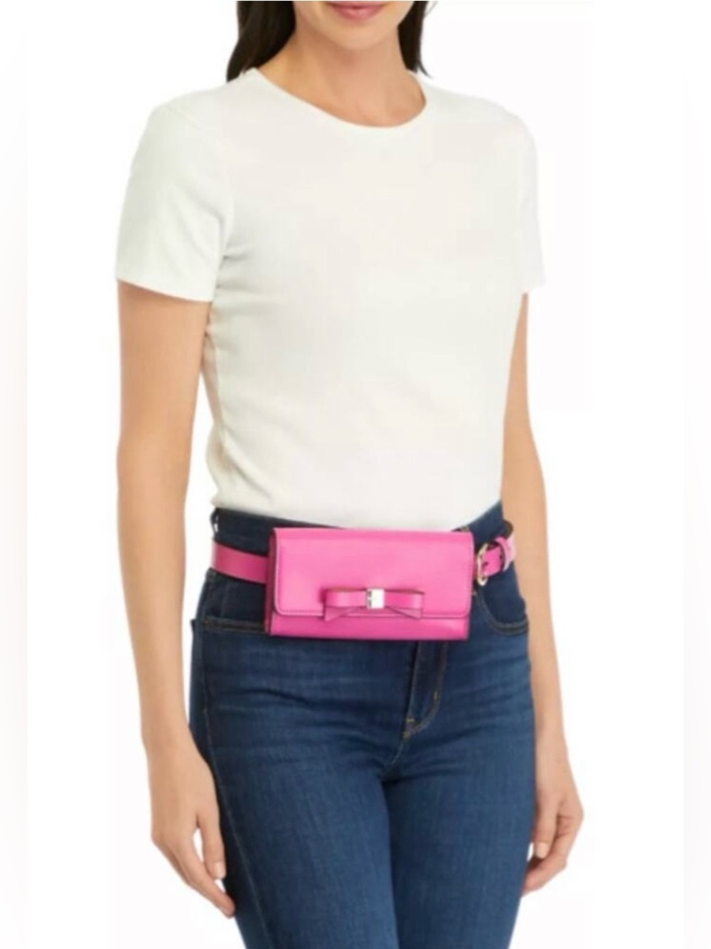 Hot PinkKate Spade  Women's Bow Belt Bag with Gold  Detail